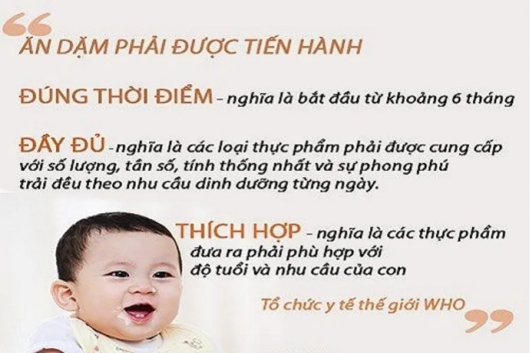 Ăn dặm cho bé – thực đơn và các cách nấu món ăn dặm cho bé