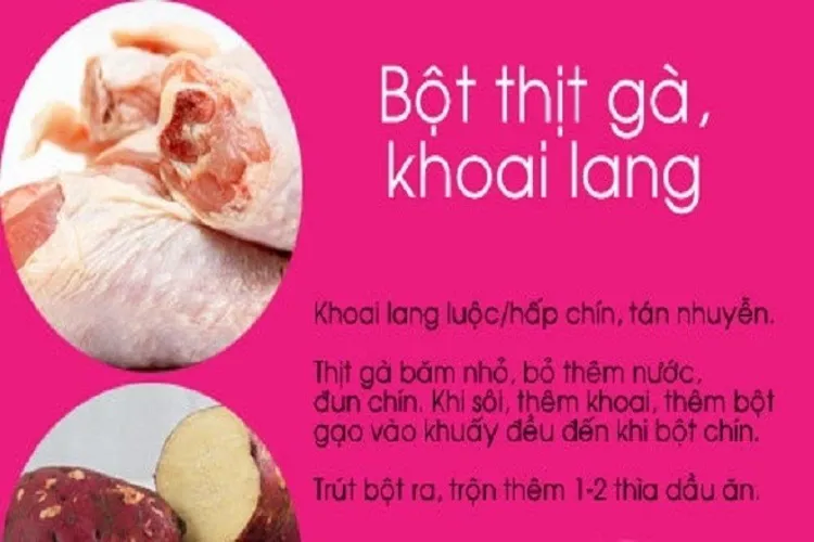 Ăn dặm cho bé – thực đơn và các cách nấu món ăn dặm cho bé