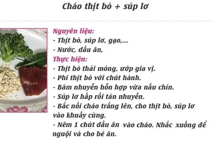 Ăn dặm cho bé – thực đơn và các cách nấu món ăn dặm cho bé