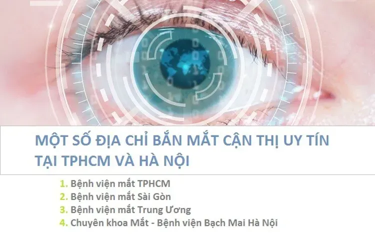 Bắn mắt cận thị bao nhiêu tiền và ở đâu uy tín?