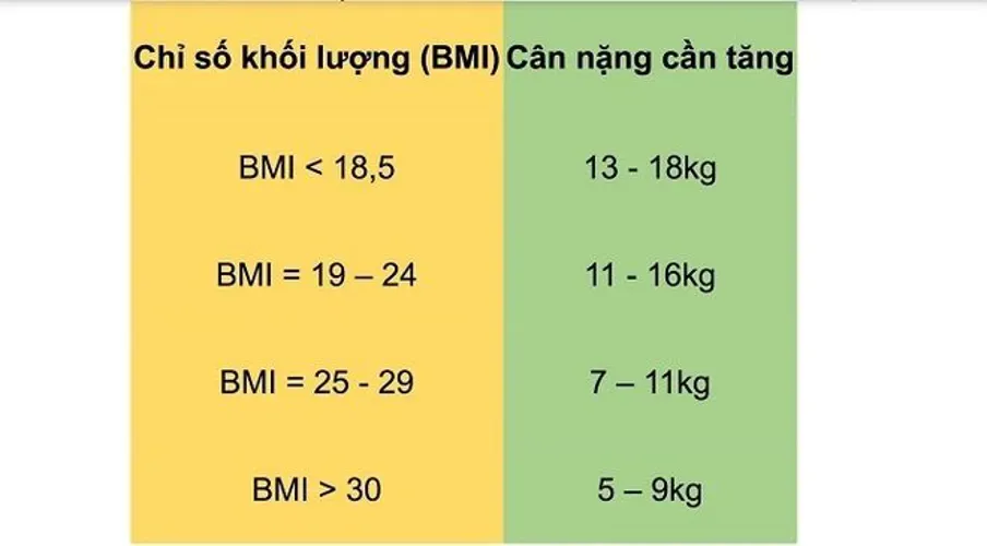 Bảng trọng lượng thai nhi theo tuần chuẩn xác mẹ bầu cần biết