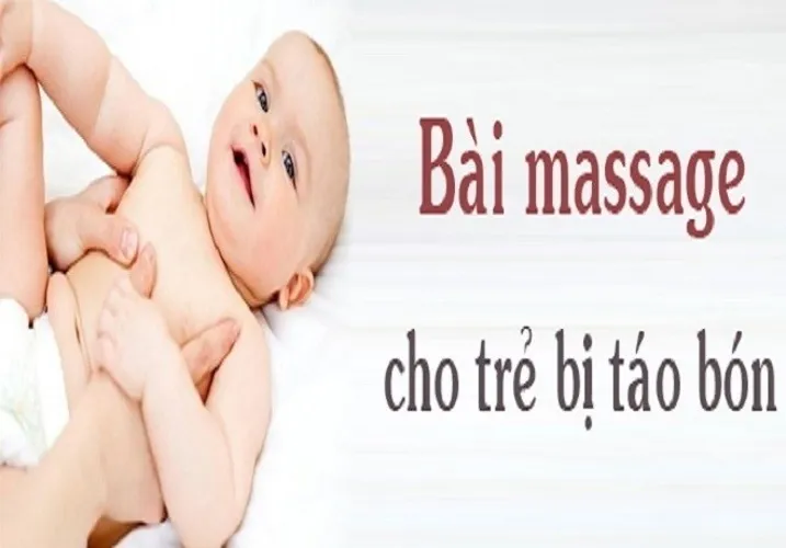 Bé sơ sinh bị táo bón và cách massage cải thiện hiệu quả