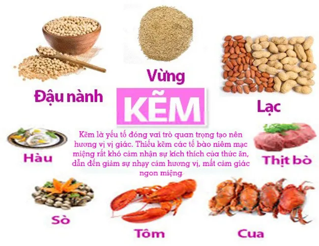 Bổ sung kẽm cho trẻ sơ sinh phát triển thể chất khỏe mạnh