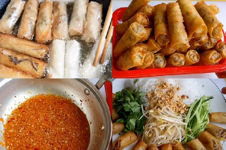 Bún chả giò: 3 cách làm thơm ngon, hấp dẫn khiến bạn không thể kìm lòng