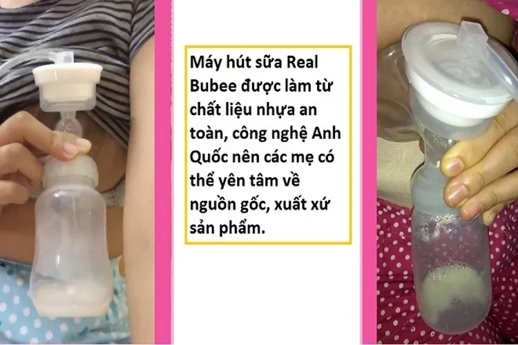 Các loại máy hút sữa real bubee Đài Loan giá tốt nhất hiện nay