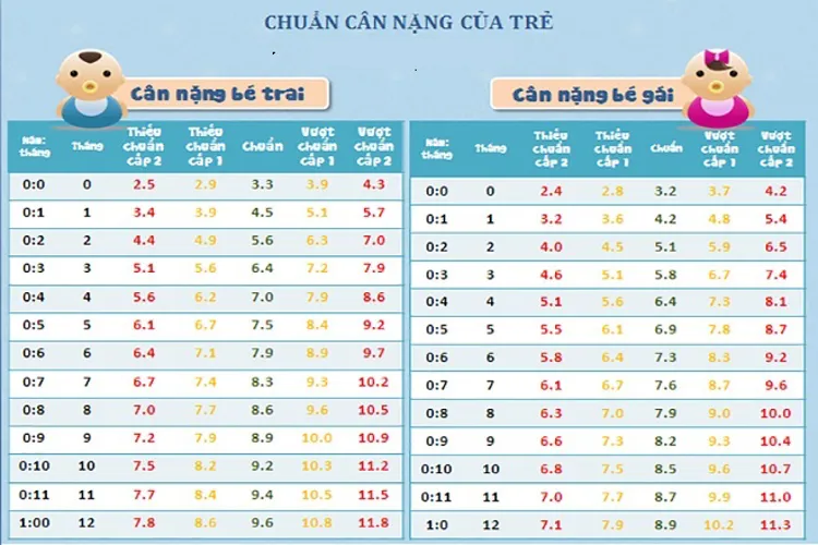 Cân nặng chuẩn của trẻ sơ sinh và những điều mẹ cần biết