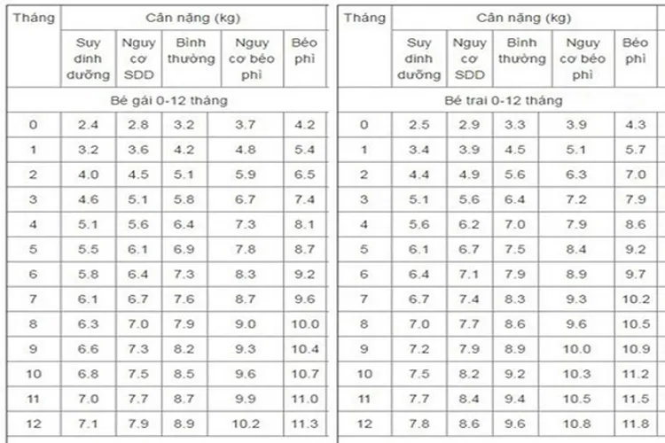 Cân nặng chuẩn của trẻ sơ sinh và những yếu tố giúp bé tăng cân các mẹ nên biết