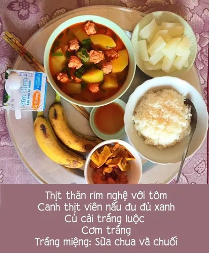 Cơm ngon bổ dưỡng, lợi sữa cho mẹ sau sinh mỗi ngày ( phần 1)