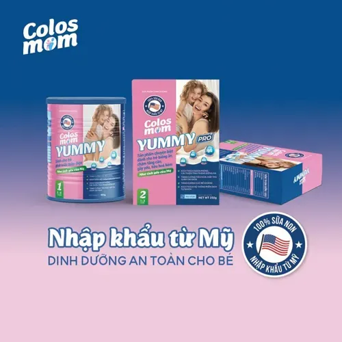 Công dụng của sữa non Colos Mom dành cho trẻ chậm tăng cân