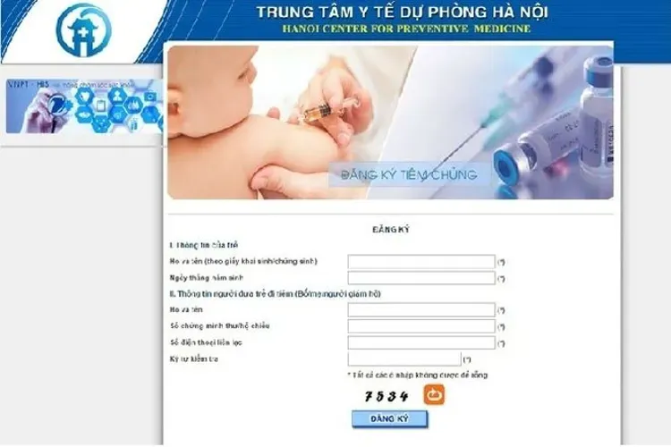 Đăng ký tiêm phòng cho trẻ qua mạng thế nào – hướng dẫn dành cho cha mẹ