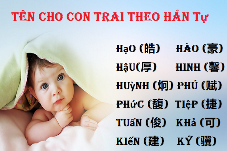 Đặt tên cho con trai và những cái tên hay, ý nghĩa, hợp xu hướng nhất