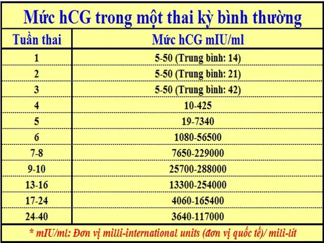 Những dấu hiệu mang thai và hormone hCG