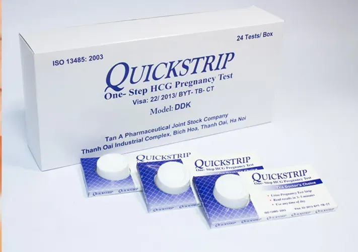 Que thử thai Quickstrip có chính xác không và lưu ý liên quan chị em nên biết