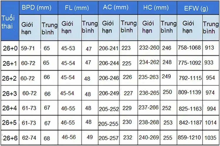 Thai 26 tuần với những thay đổi bất ngờ của mẹ và bé