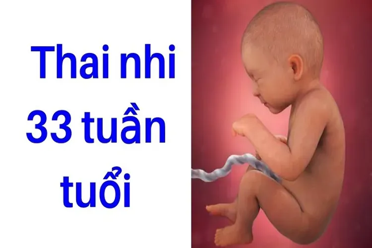 Thai 33 tuần và những lời khuyên hữu ích cho mẹ bầu vào thời gian này