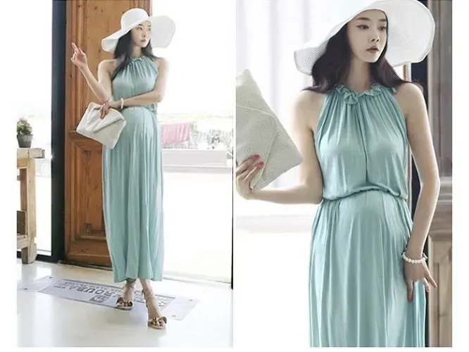 Top 7 mẫu váy maxi cho bà bầu đẹp bạn không thể làm ngơ