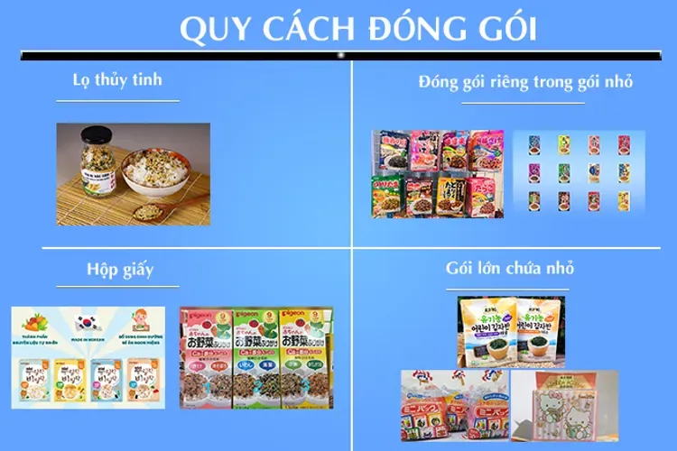 Top 8 gia vị rắc cơm thơm ngon giàu dinh dưỡng dành cho bé