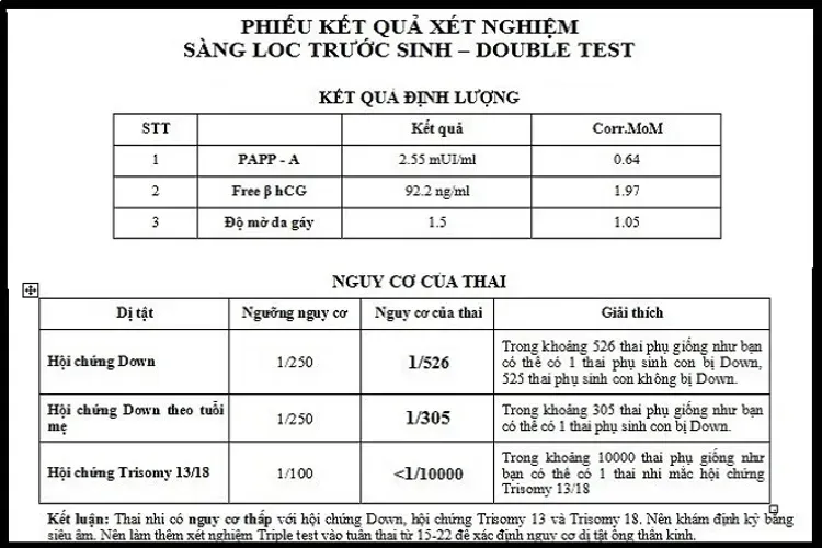 Xét nghiệm Double test và những điểm quan trọng mẹ bầu cần biết